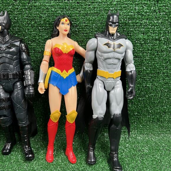 Justice League Action Figures 12" Lot 5 Batman Superman Robin Wonder Woman Flash - Picture 7 of 12
